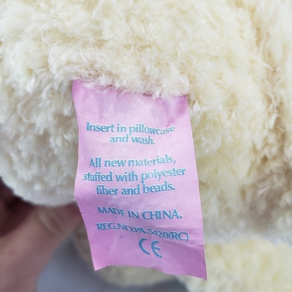 First & Main Baby Yellow Lion Plush Stuffed Toy Terry Fleece Textured 14 Inch - Picture 8 of 9